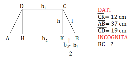 Applicazione Del Teorema Di Pitagora Al Trapezio Isoscele