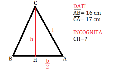 pitagora triangolo isoscele PROBLEMA
