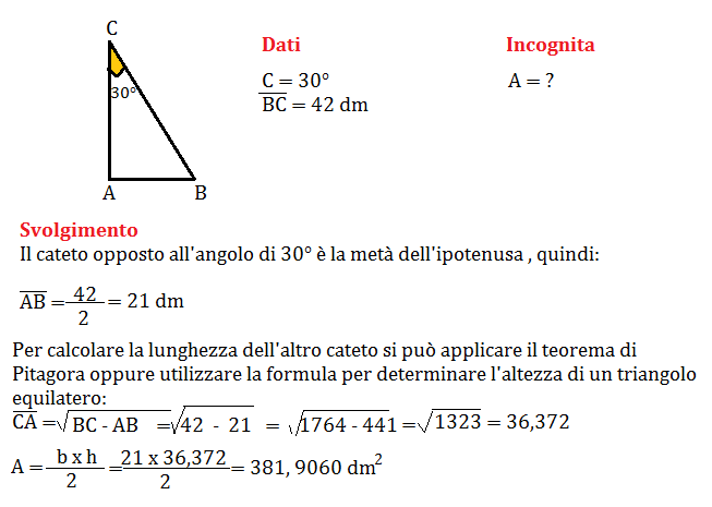 Problemi Sul Teorema Di Pitagora