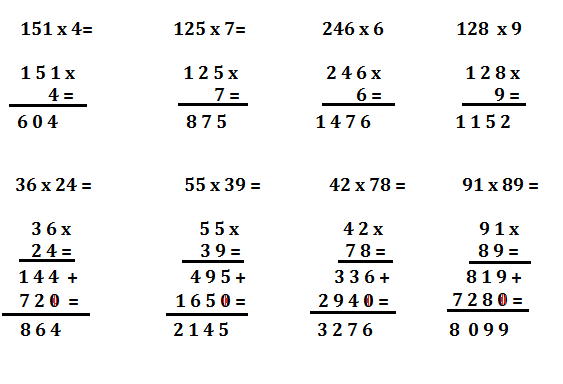 La Moltiplicazione Programma Matematica Terza E Quarta Elementare