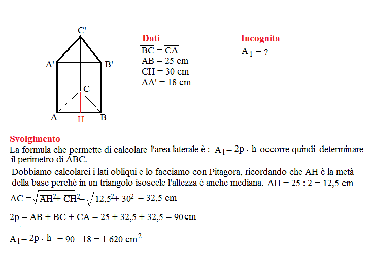 Problemi Sulla Superficie Del Prisma Retto